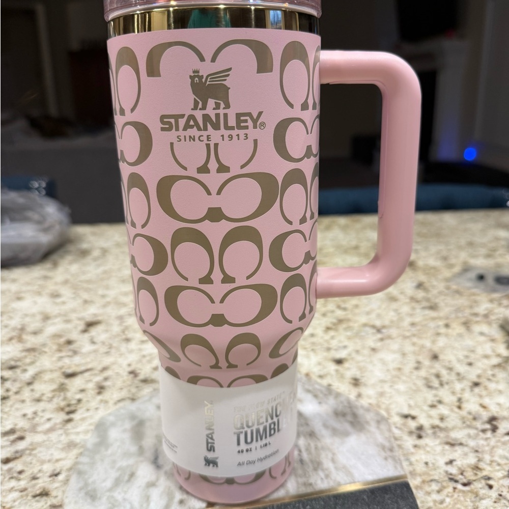 Stanley Pink and Gold Patterned Mug 40oz